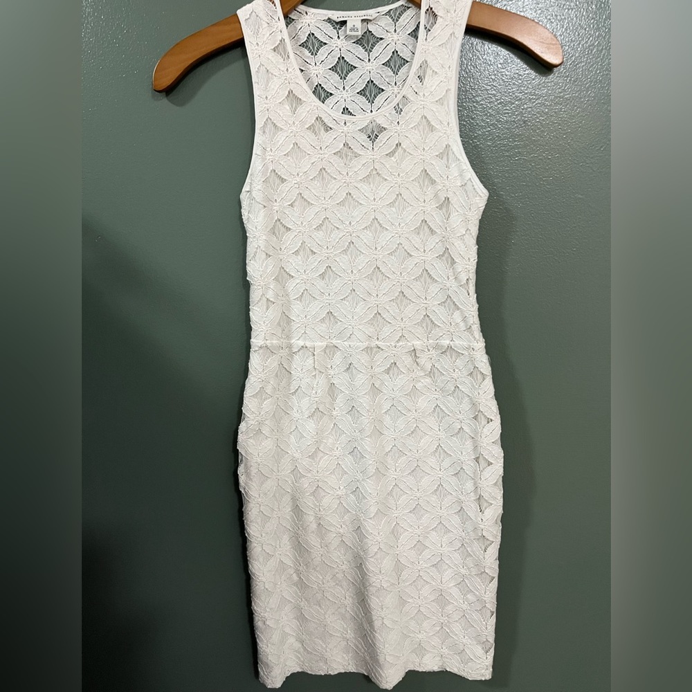 Banana Republic | Chloe white lace dress